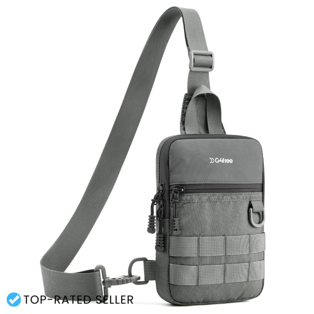 Mini Tactical Crossbody Sling Bag Waterproof Nylon EDC Shoulder Bag